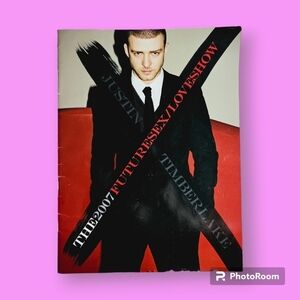 Justin Timberlake The 2007 FutureSex/LoveShow Tour Concert Program Book